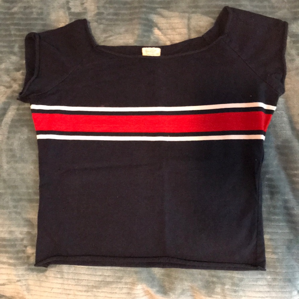 Brandy Melville off the shoulder crop top